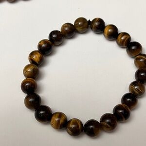 Elegant Brown Beaded Bracelet